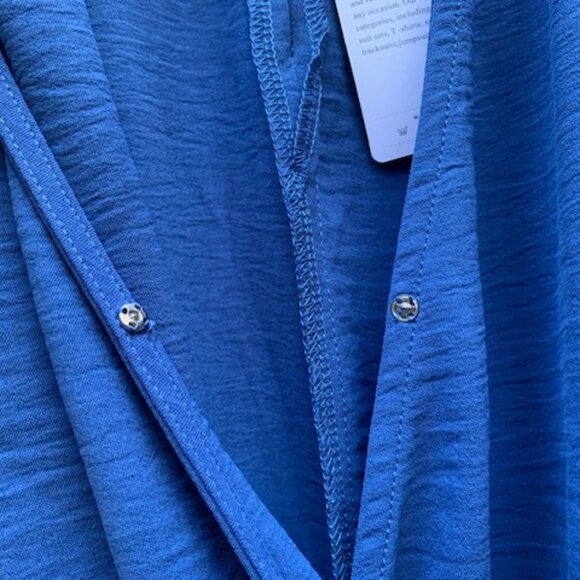 NWT - PRETTYGARDEN Women's Jumpsuit Dressy Romper Long Sleeve V Neck M - Picture 6 of 16